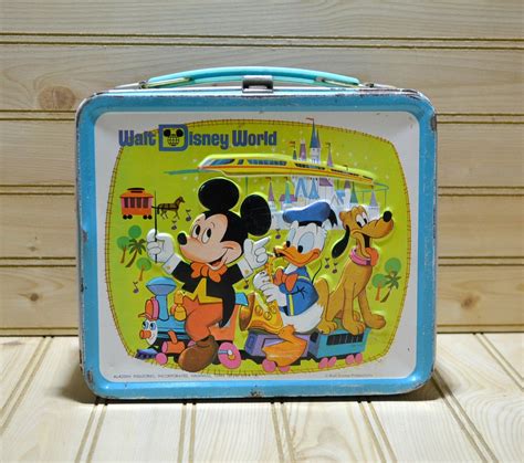 1979 walt disney metal lunch box on ebay|Walt Disney world lunch box.